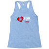 love and a dog life Racerback Tank