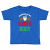 working on my santa body Toddler T-shirt