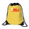 ammo expensive no warning shot funny nra rifle pistol shoot shooting t Drawstring Bags