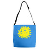 shining doge Adjustable Strap Totes
