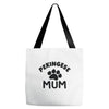 pekingese mum Tote Bags