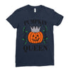 halloween pumpkin queen Ladies Fitted T-Shirt