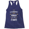 legendary riders are born in 1968 Racerback Tank