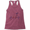 my heart beats for parrots Racerback Tank