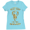 Best Dad in The Galaxy Ladies Fitted T-Shirt