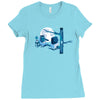 night owl Ladies Fitted T-Shirt