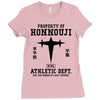 Property Of Honnouji Athletics Dept. Ladies Fitted T-Shirt