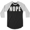 nope (2) 3/4 Sleeve Shirt