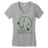 arrow you have failed this city tv series quote black white cotton t s Women's V-Neck T-Shirt