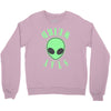 stay weird alien girls Crewneck Sweatshirt