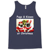 pug dog christmas Tank Top