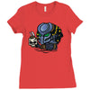 predator chest Ladies Fitted T-Shirt