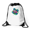 skull pops Drawstring Bags