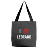 i heart leonard Tote Bags