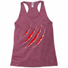 red strong Racerback Tank