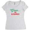grace the blesssingg!! Women's Triblend Scoop T-shirt