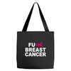 fuck breast cancer Tote Bags
