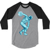 astronaut discus throwing 3/4 Sleeve Shirt