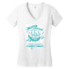 never grow up Women's V-Neck T-Shirt