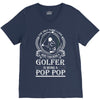 Golfer Pop Pop V-Neck Tee