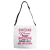 they call me gram partner in crime Adjustable Strap Totes