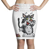 anxious cat Pencil Skirts