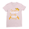 i'm not a widow i'm a wife to a husband with wings Ladies Fitted T-Shirt