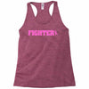 fighter breast cancer Racerback Tank