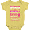 quens are born in december Baby Bodysuit