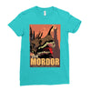 visit mordor Ladies Fitted T-Shirt
