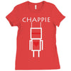 chappie robot movie logo Ladies Fitted T-Shirt