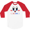 kirby gamer geek snes 3/4 Sleeve Shirt