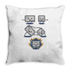 control z fusion Throw Pillow
