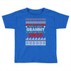 santa only comes once a year grammy is always here to cheer Toddler T-shirt