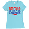 kicking ass taking voters bernie sanders for president 2016 Ladies Fitted T-Shirt