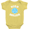 high roller 20 sided die Baby Onesie