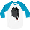 pocket toothless 3/4 Sleeve Shirt