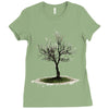 shades of winter Ladies Fitted T-Shirt