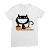 happy halloween Ladies Fitted T-Shirt