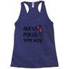 hokus pokus witches Racerback Tank
