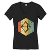 vintage sagittarius Women's V-Neck T-Shirt