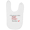 a woodworker's Baby Bibs