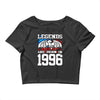 legends are born in 1996 hoodie 5 Crop Top
