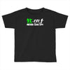 zombie never give up fun Toddler T-shirt