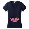 Two Peas In a Pod Twin Chocolate Baby Girls Women's V-Neck T-Shirt