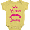 queens are born in january Baby Onesie