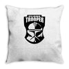 clone trooper Throw Pillow
