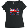 skinhead union jack, ideal birthday gift or present Women's Triblend Scoop T-shirt