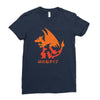 mega fire Ladies Fitted T-Shirt