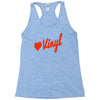 love vinyl Racerback Tank